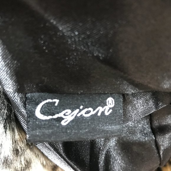 Vintage Cejon Leopard faux fur fashion bucket hat winter Style Warm - Picture 8 of 8